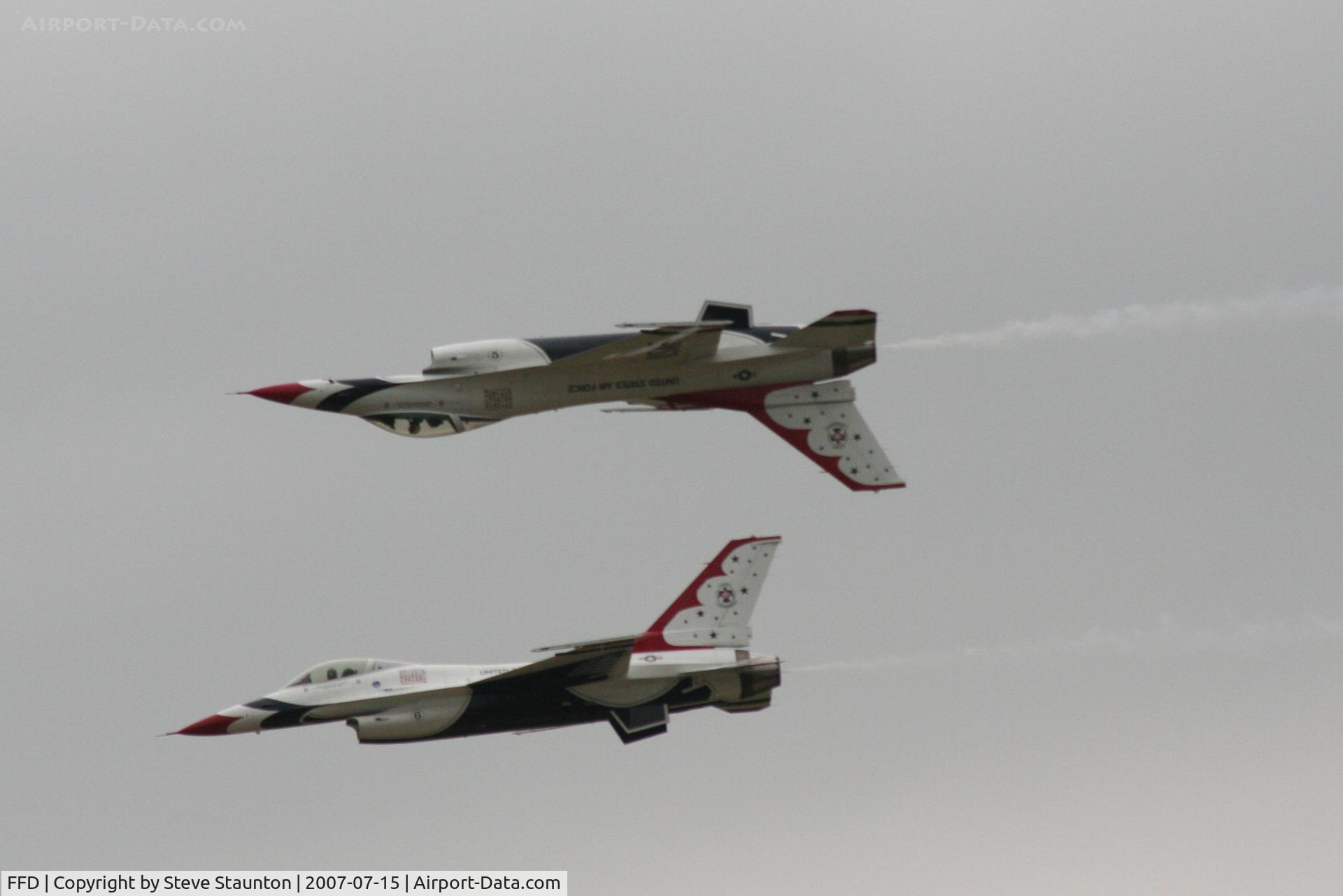 RAF Fairford Airport, Fairford, England United Kingdom (FFD) - Thunderbirds display at Royal International Air Tattoo 2007