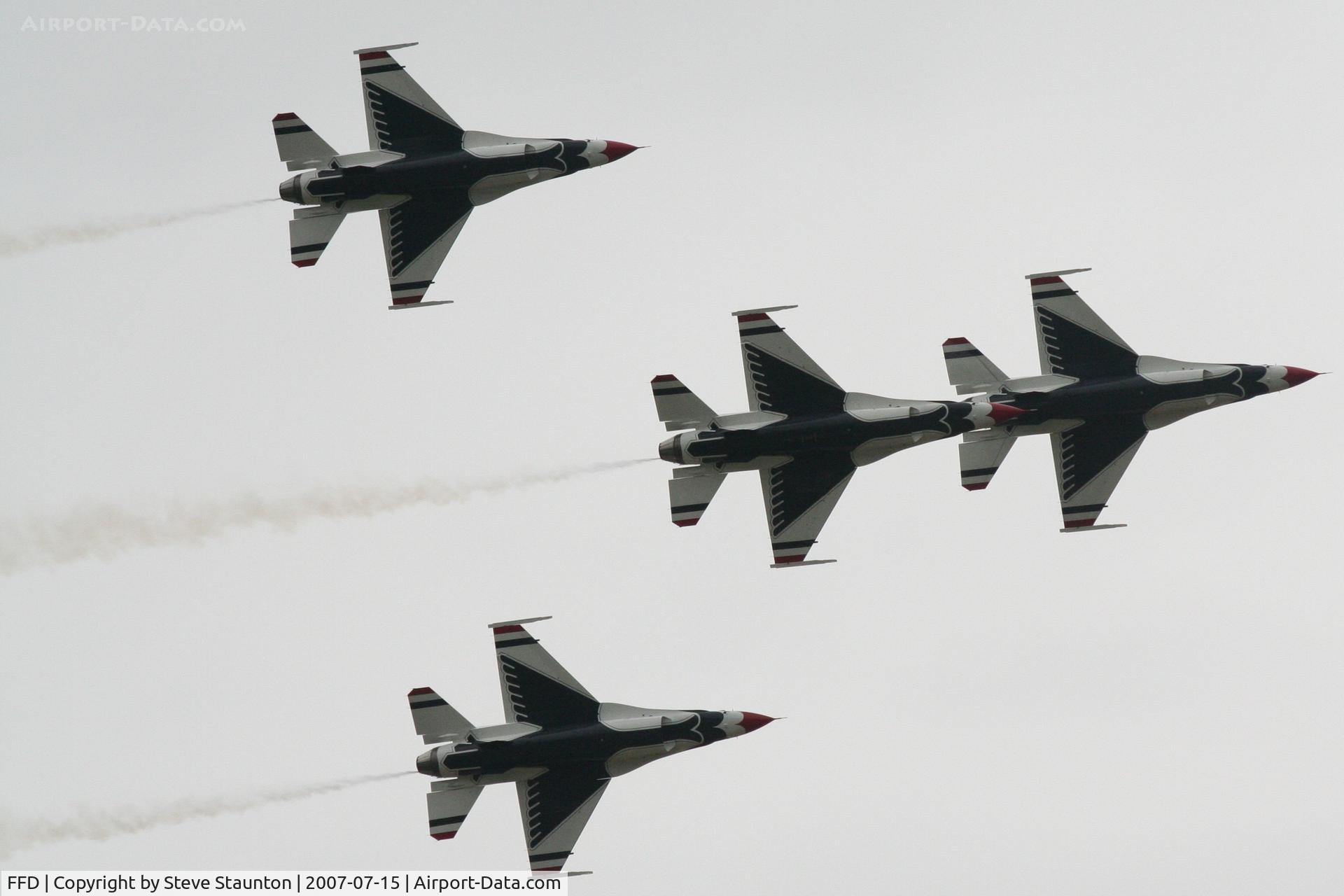 RAF Fairford Airport, Fairford, England United Kingdom (FFD) - Thunderbirds display at Royal International Air Tattoo 2007