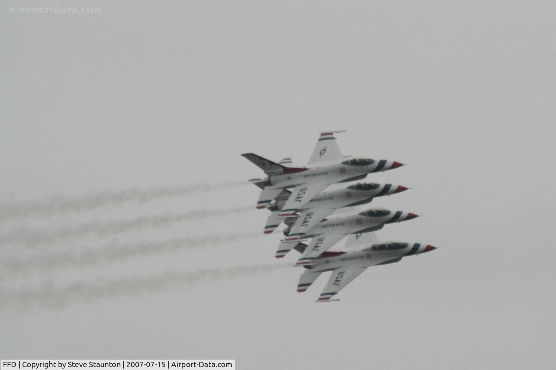 RAF Fairford Airport, Fairford, England United Kingdom (FFD) - Thunderbirds display at Royal International Air Tattoo 2007