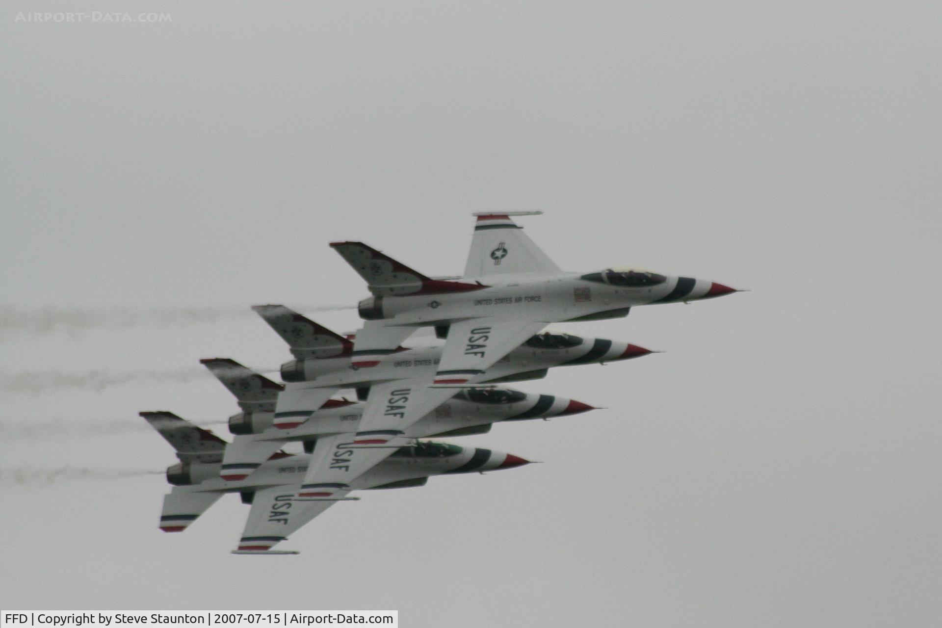 RAF Fairford Airport, Fairford, England United Kingdom (FFD) - Thunderbirds display at Royal International Air Tattoo 2007