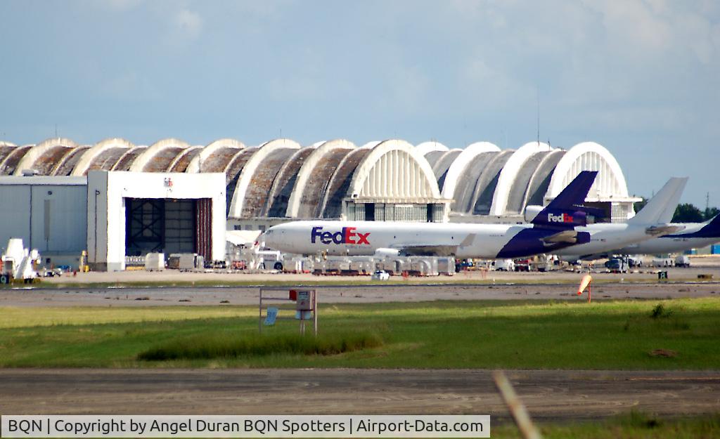 Rafael Hernandez Airport (BQN) - cargo termminal bqn with Fedex md-11