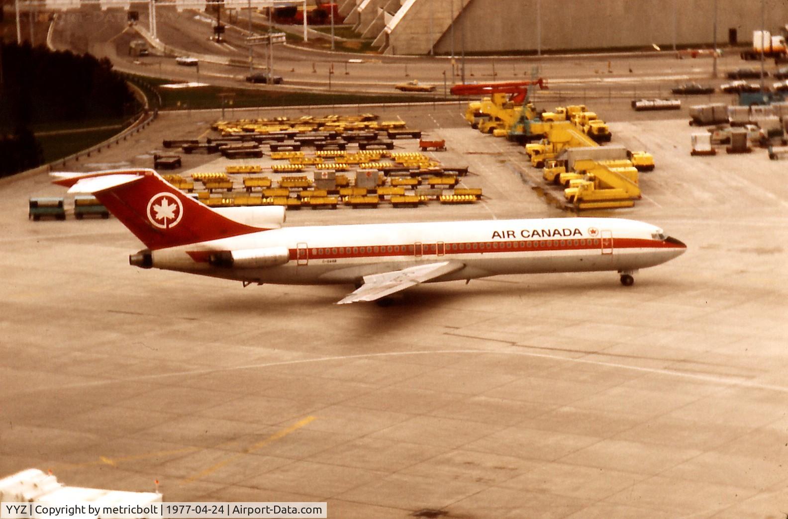 Toronto Pearson International Airport (Toronto/Lester B. Pearson International Airport, Pearson Airport), Toronto, Ontario Canada (YYZ) - Air Canada B727-200 at Toronto late 70s