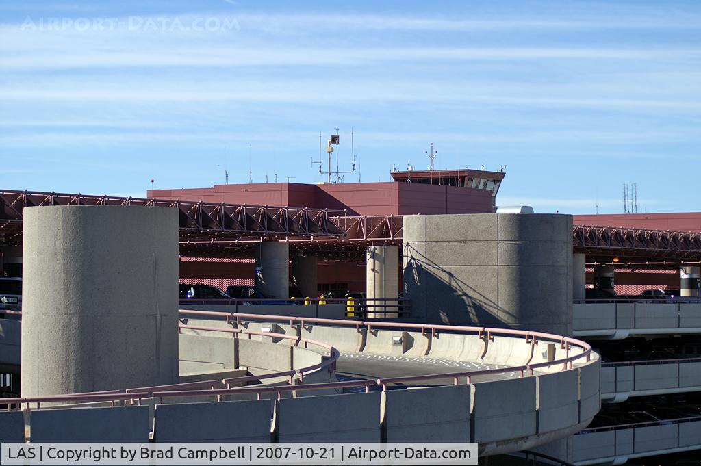 Harry Reid International Airport (LAS) - Long-term Parking ramp and ATCT
