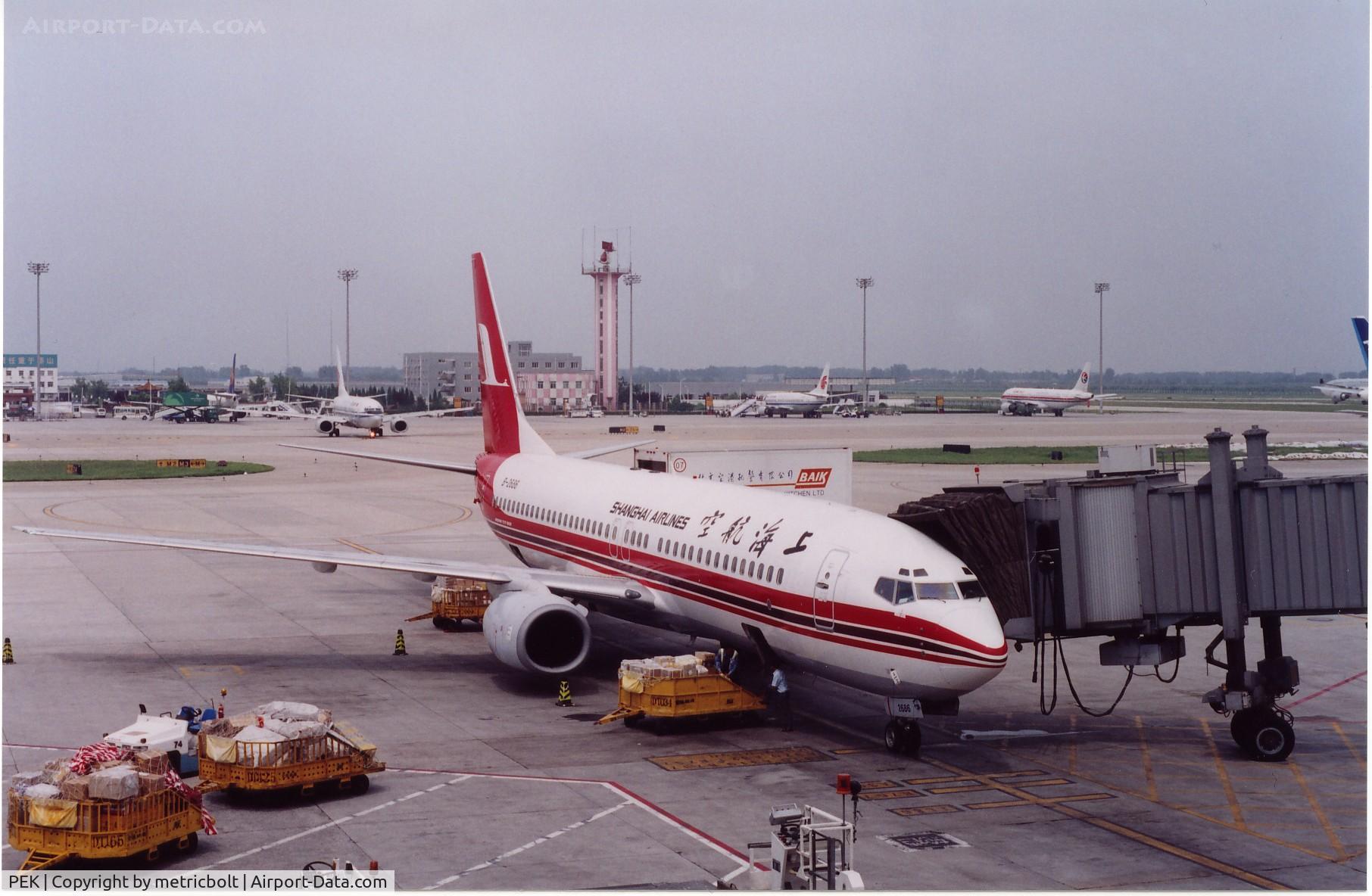 Beijing Capital International Airport, Beijing China (PEK) - a view of Beijing airport in Aug.2005
