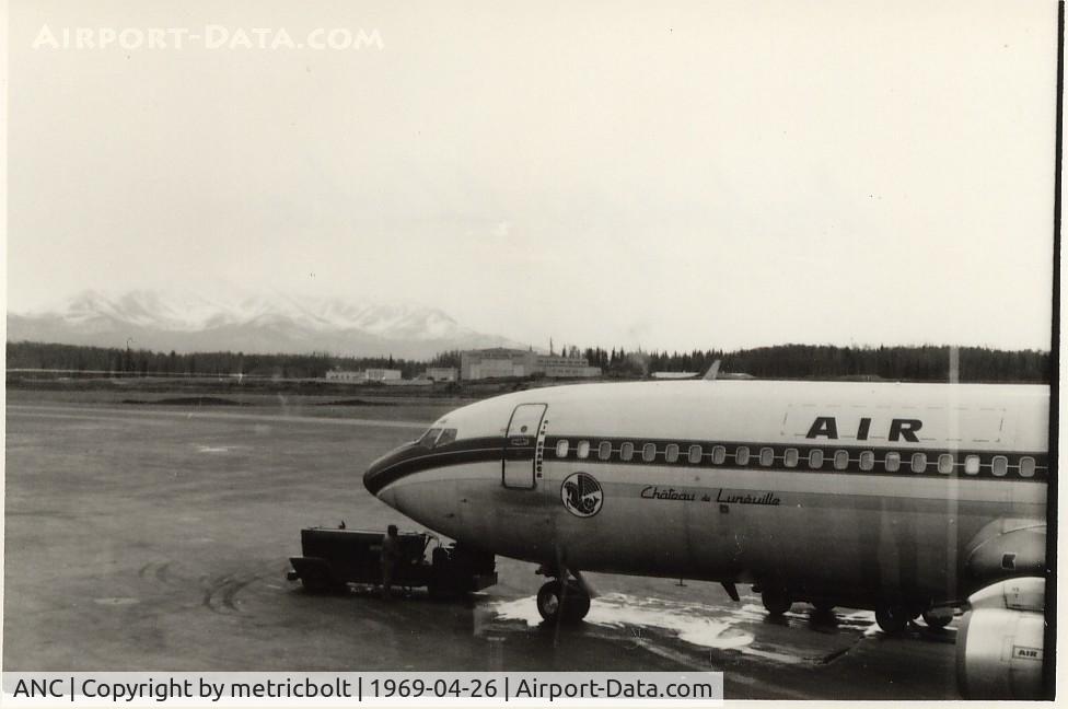 Ted Stevens Anchorage International Airport (ANC) - Air France B707 at Anchorage airport