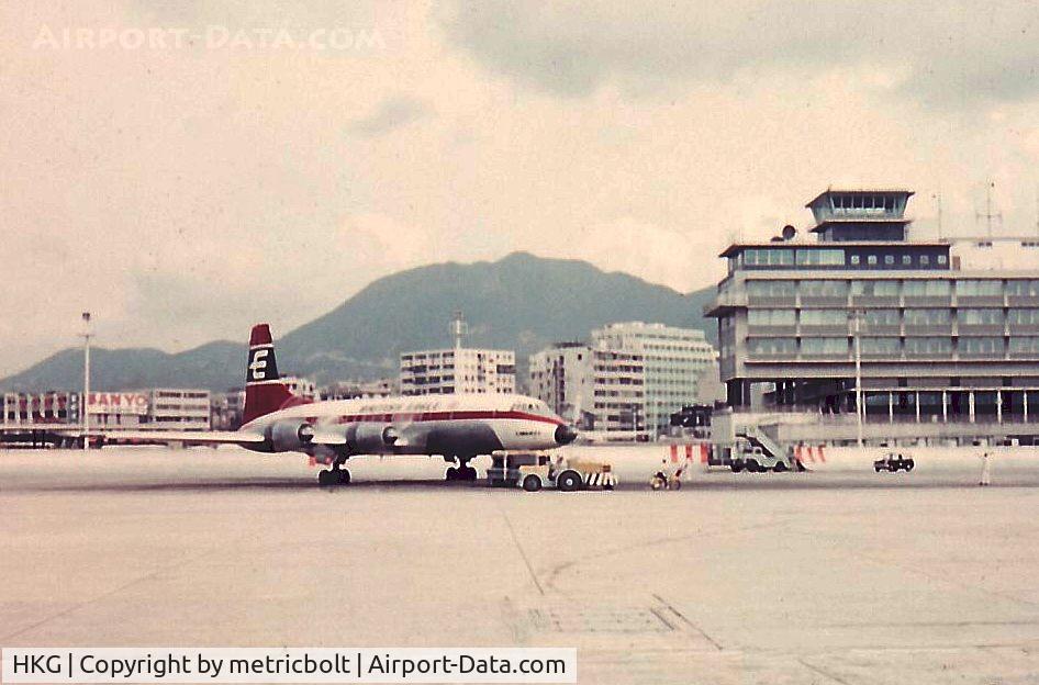 Hong Kong International Airport, Hong Kong Hong Kong (HKG) - British Eagle Britannia 