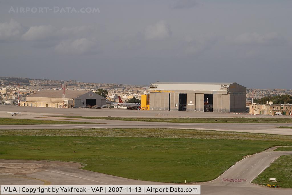 Malta International Airport (Luqa Airport), Luqa Malta (MLA) - Lufthansa Technik hangar