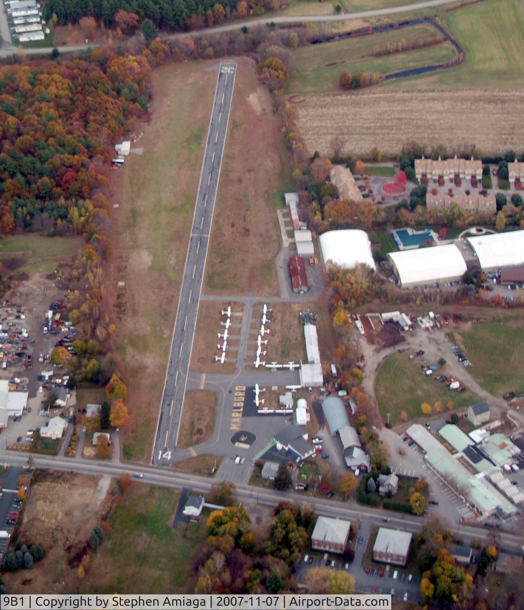 Marlboro Airport (9B1) - Marlboro at Dusk from 3000