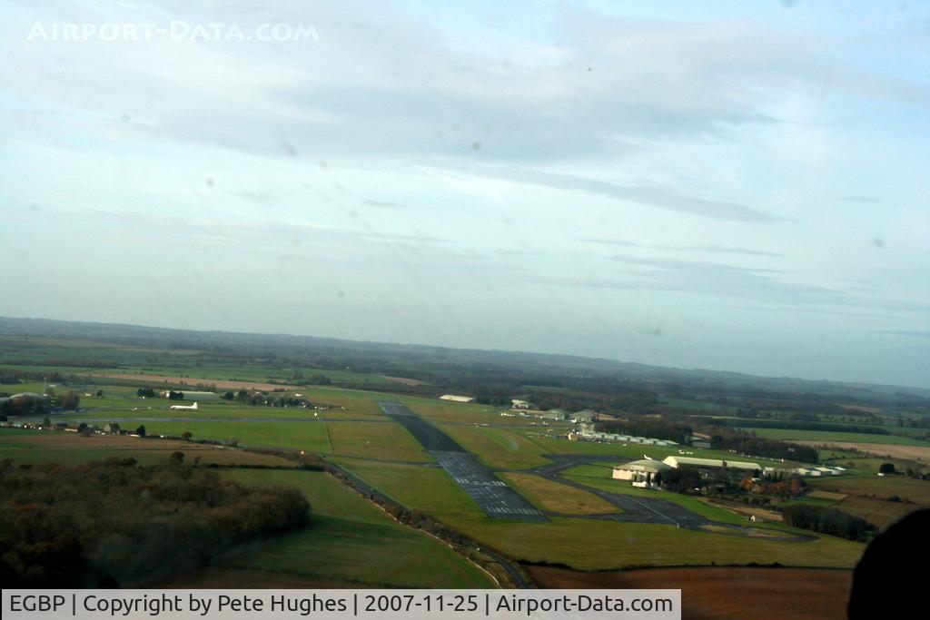 Kemble Airport, Kemble, England United Kingdom (EGBP) - finals for Kemble, off-set approach avoiding Kemble village