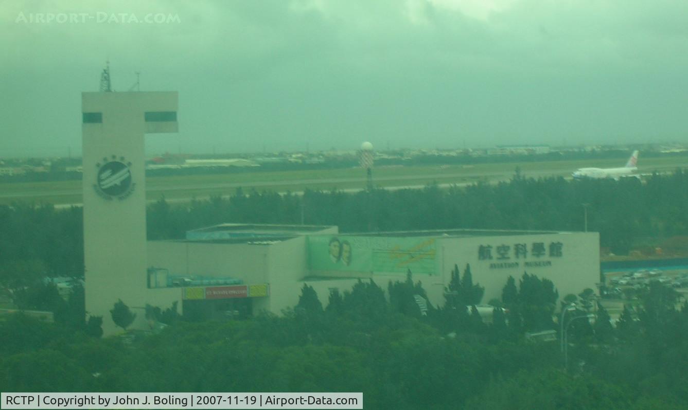 Taiwan Taoyuan International Airport (formerly Chiang Kai-Shek International Airport), Taipei Taiwan (RCTP) - Aviation Museum at Taipei taken from Evergreen hangar.
