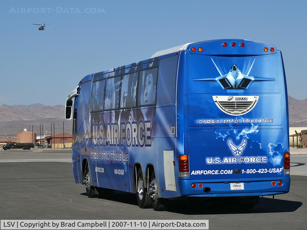 Nellis Afb Airport (LSV) - USAF Tour Bus