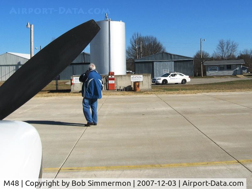 Houston Memorial Airport (M48) - The police will come out and turn the pump on for you when they get a moment away from fighting crime!  Therefore, fuel is 24-7 if you don't mind waiting.