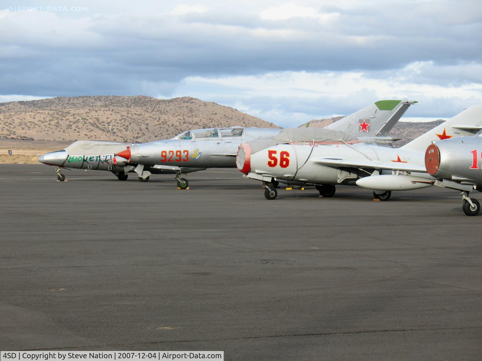 4SD Airport - Air Classics flight line - soviet jet warbirds