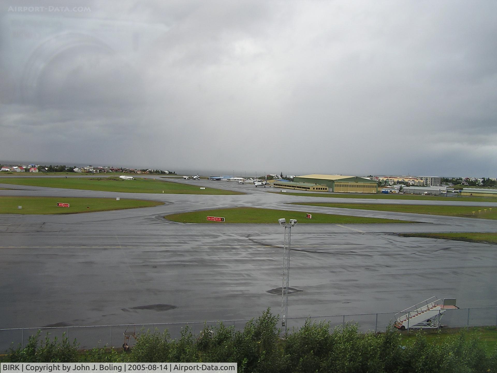 Reykjavík Airport, Reykjavík Iceland (BIRK) - Main Terminal at Reykjavik, Iceland from GA ramp