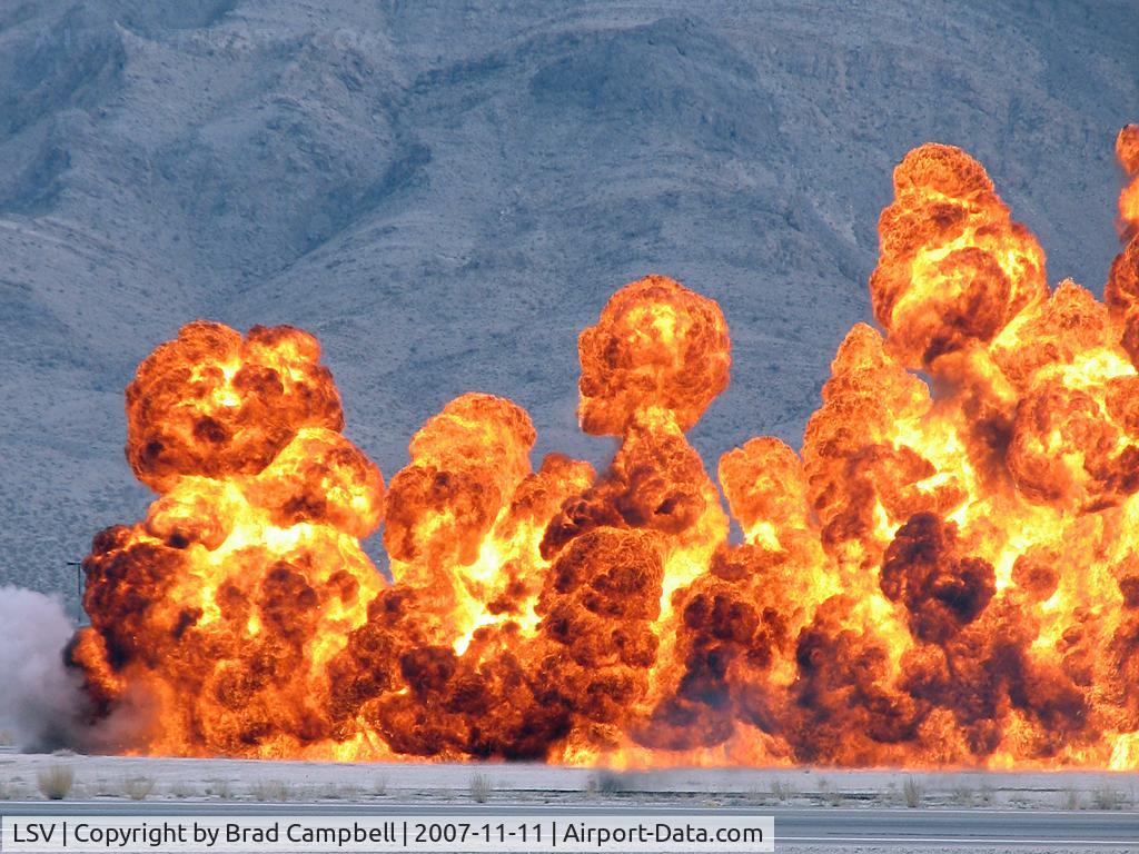 Nellis Afb Airport (LSV) - Explosions at Aviation Nation 2007