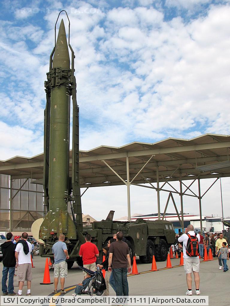 Nellis Afb Airport (LSV) - Some kind of missle launcher - I guess...