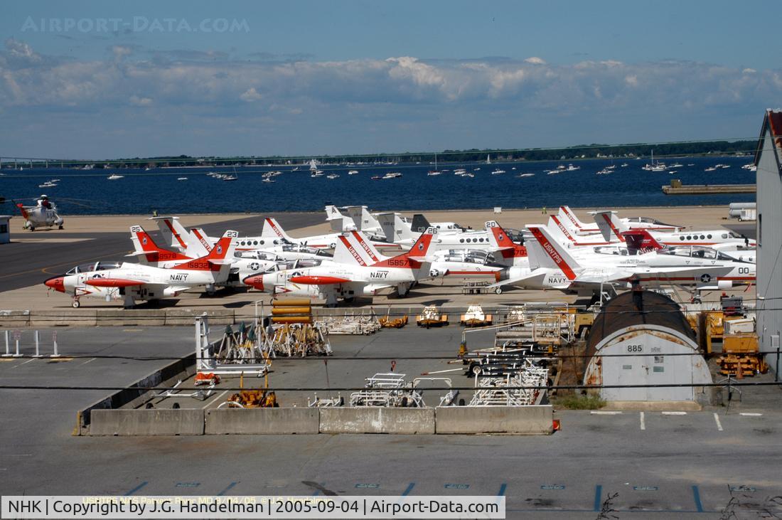 Patuxent River Nas/trapnell Field/ Airport (NHK) - U.S. Navy Test Pilot School Ramp