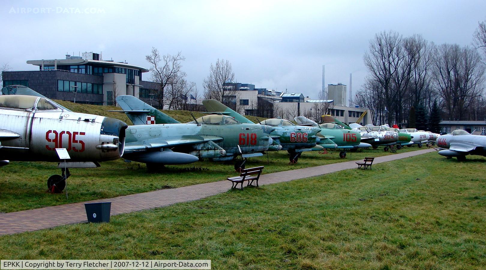 John Paul II International Airport Kraków-Balice, Kraków Poland (EPKK) - The external exhibits at the excellent Poland Aviation Museum in Krakow