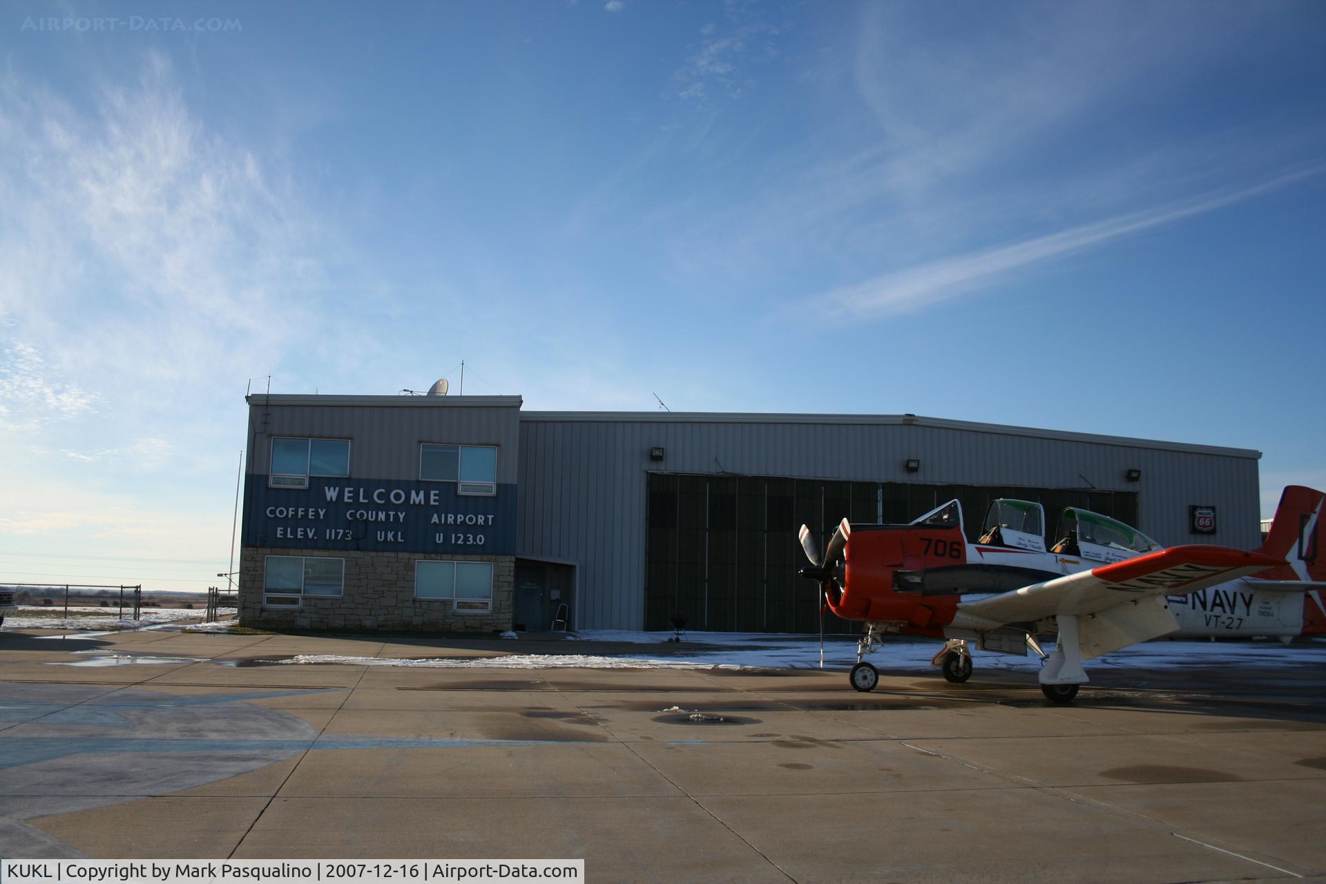 Coffey County Airport (UKL) - Main Terminal  Coffey County Airport