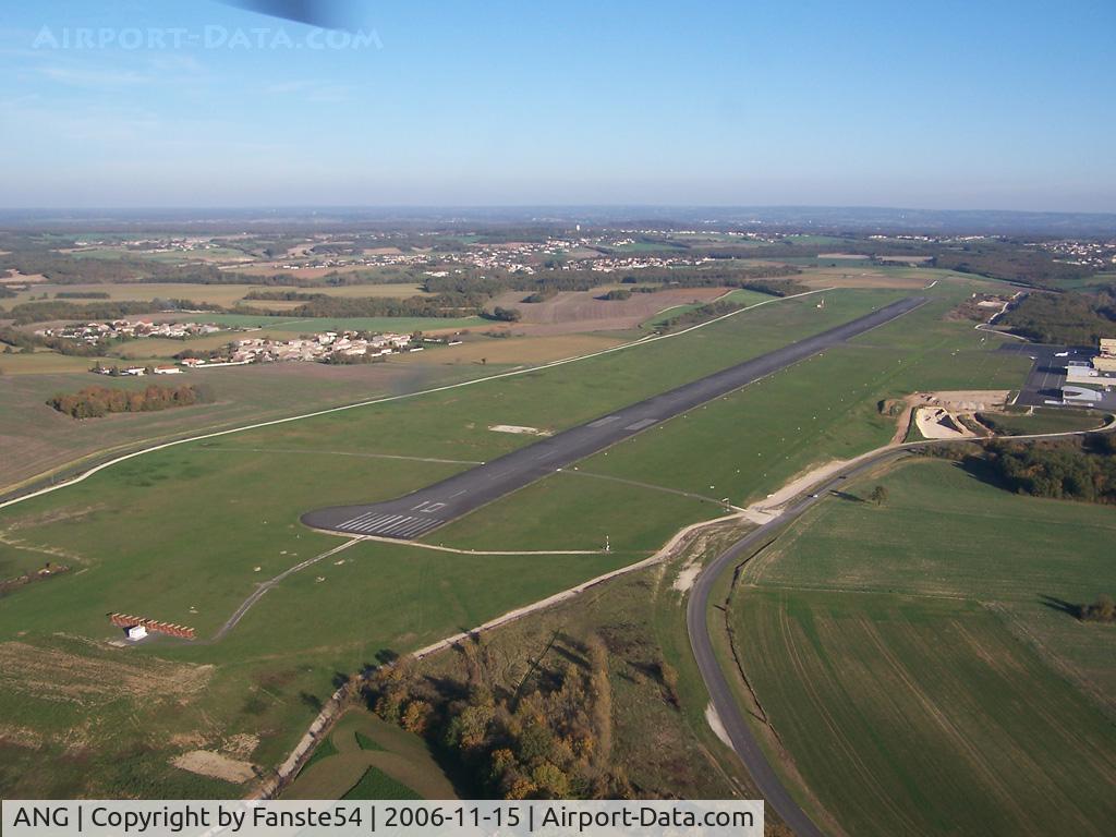 Angoulême Airport, Brie Champniers Airport France (ANG) - Just before landing Runway 10