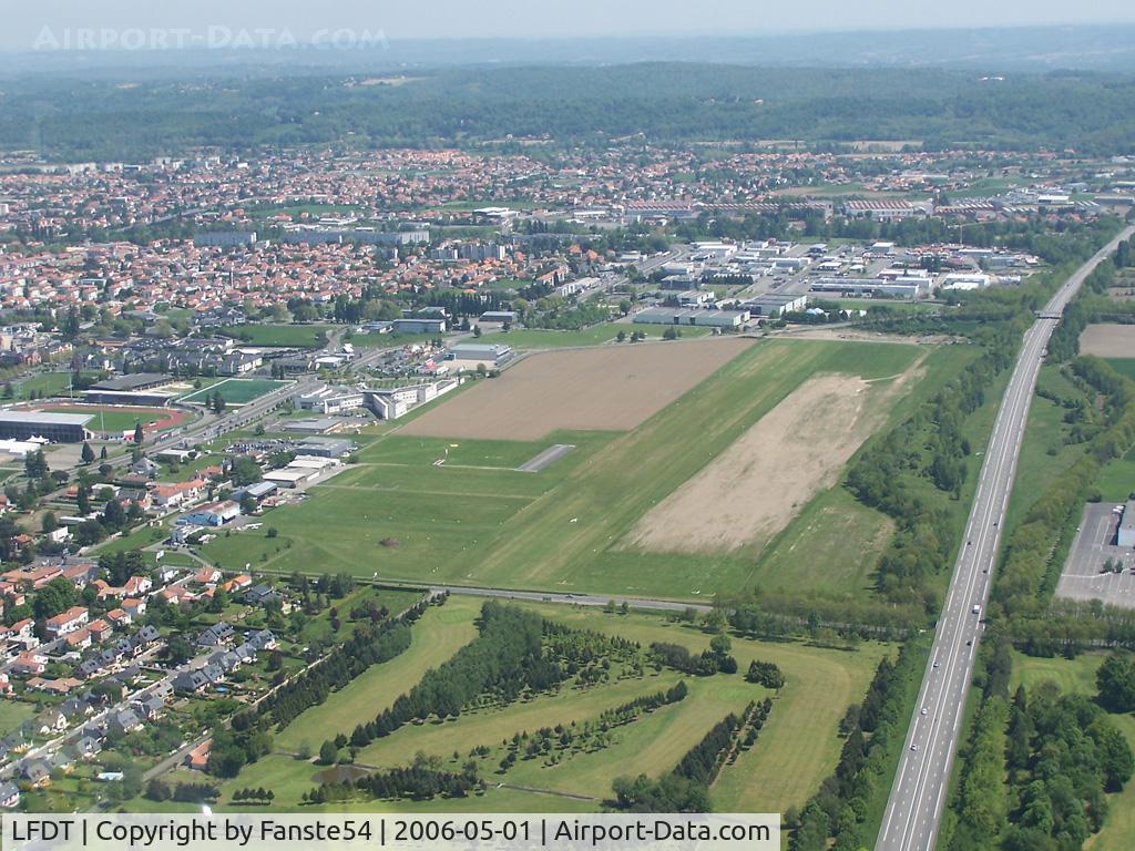 Tarbes Laloubere Airport, Tarbes France (LFDT) - Small grass field near the town of Tarbes
