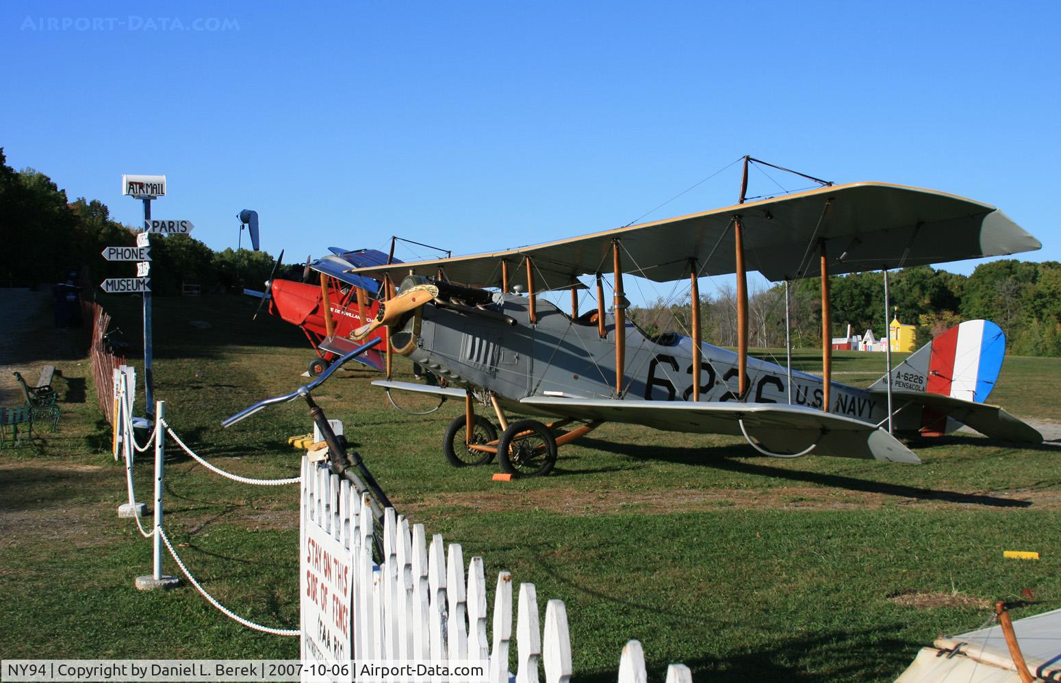Old Rhinebeck Airport (NY94) - This lovely airfield is the home of the Rhinebeck Aerodrome Museum, boasting a lineup of early aviation classics.