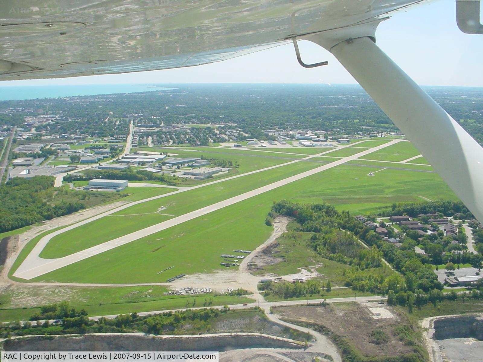 John H Batten Airport (RAC) - Climbing out of runway 4