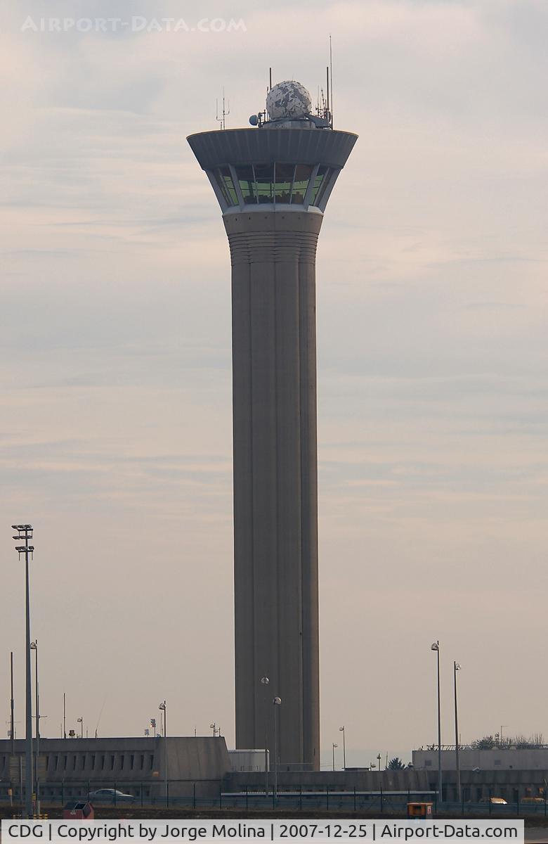 Paris Charles de Gaulle Airport (Roissy Airport), Paris France (CDG) - Charles de Gaulle-Roissy ATC Tower.