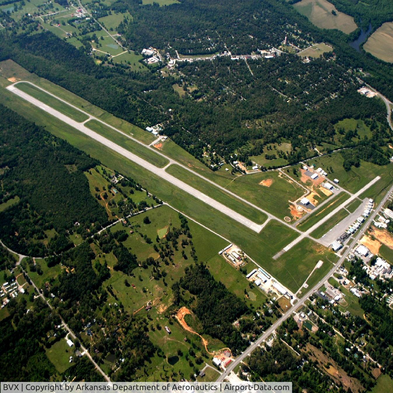 Batesville Regional Airport (BVX) - Aerial Photo