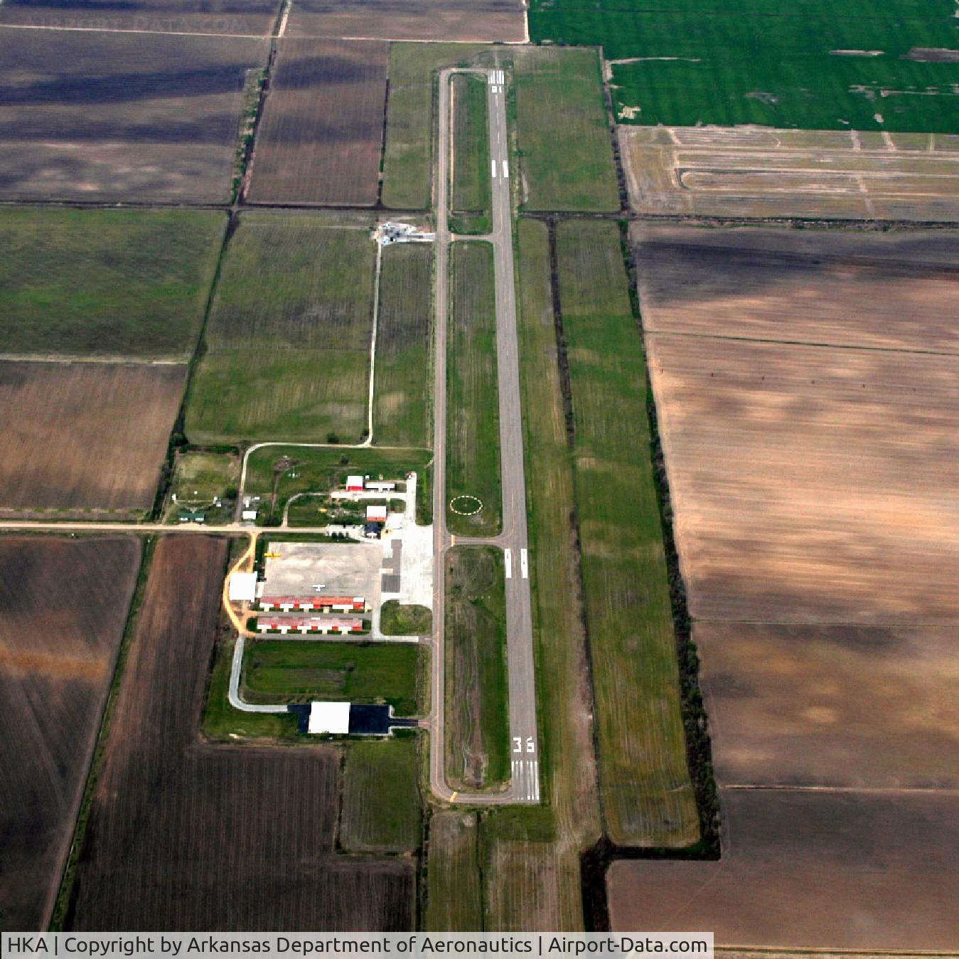 Blytheville Municipal Airport (HKA) - Aerial Photo
