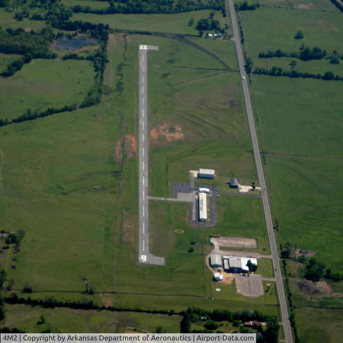 Booneville Municipal Airport (4M2) - Aerial Photo