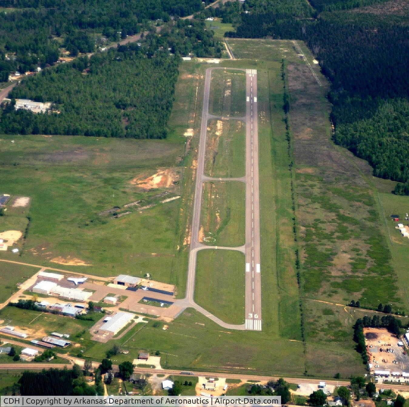 Harrell Field Airport (CDH) - Aerial Photo