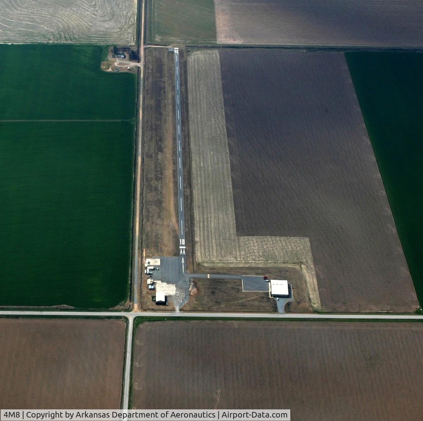 Clarendon Municipal Airport (4M8) - Aerial Photo