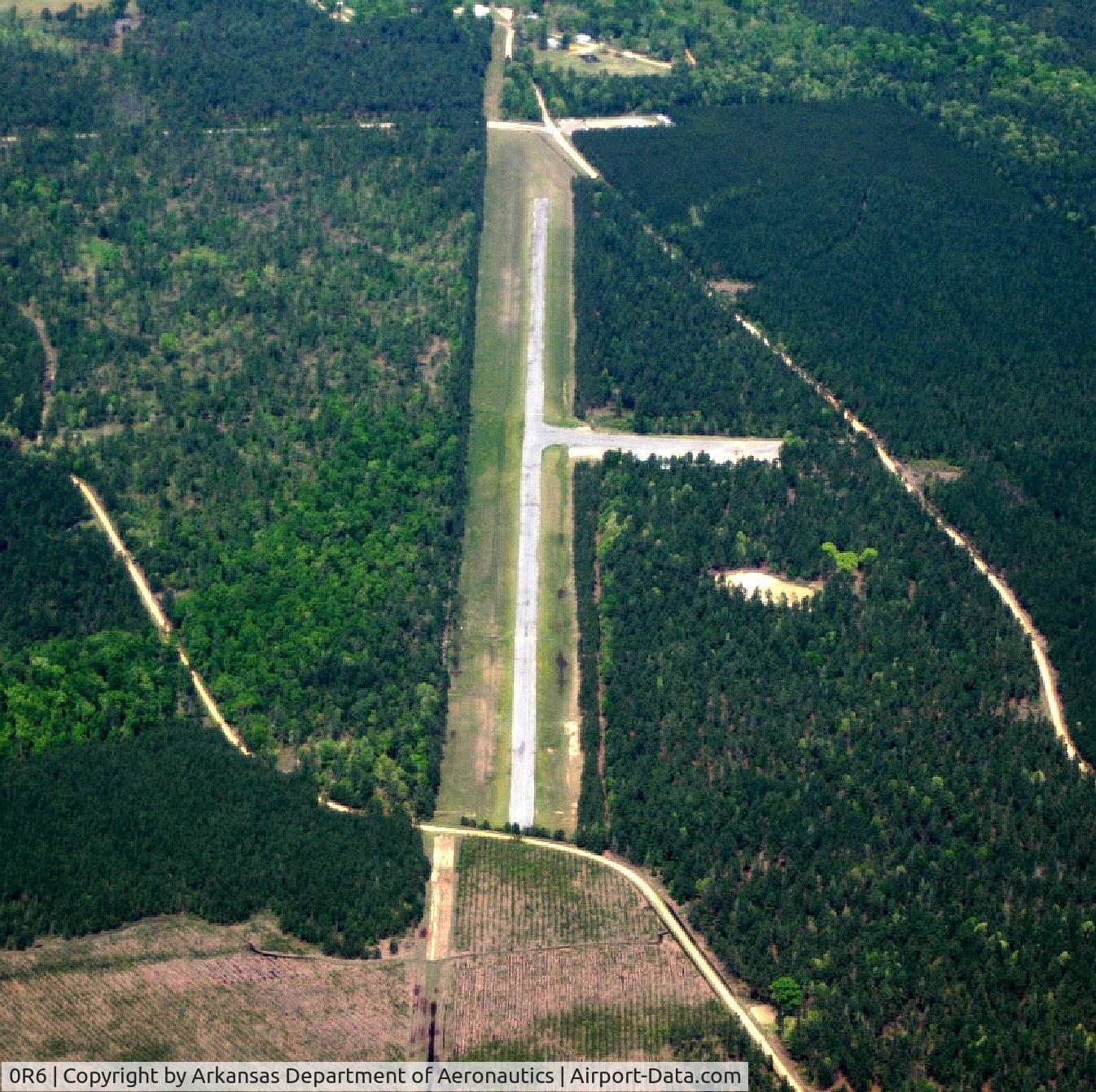Hampton Municipal Airport (0R6) - Aerial Photo