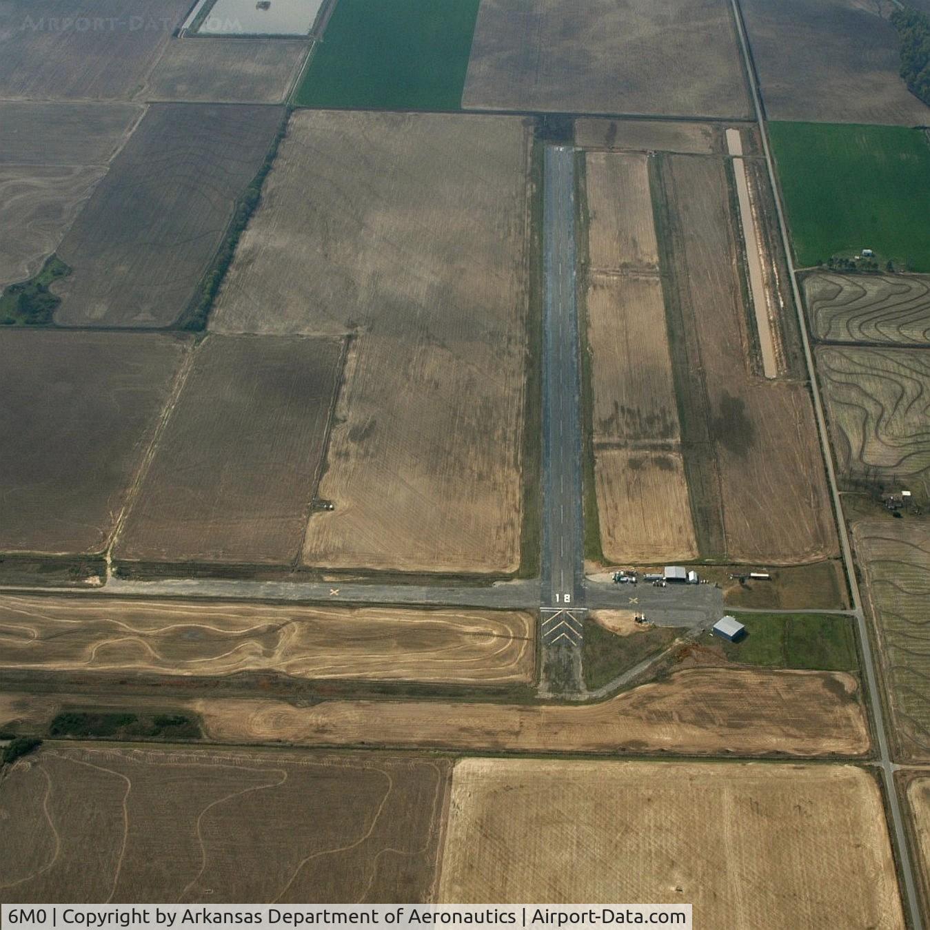 Hazen Municipal Airport (6M0) - Aerial Photo