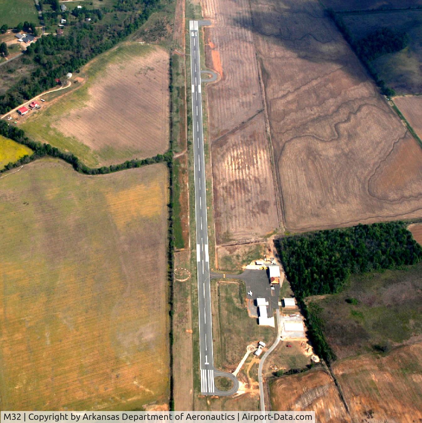 Lake Village Municipal Airport (M32) - Aerial Photo