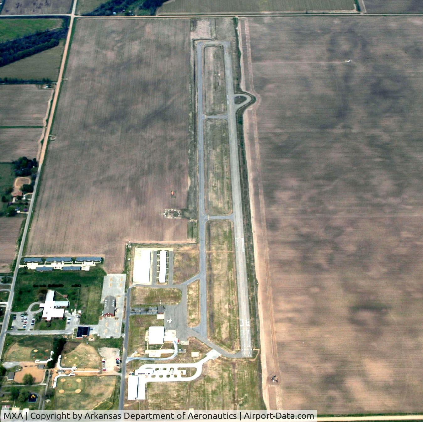 Manila Municipal Airport (MXA) - Aerial Photo