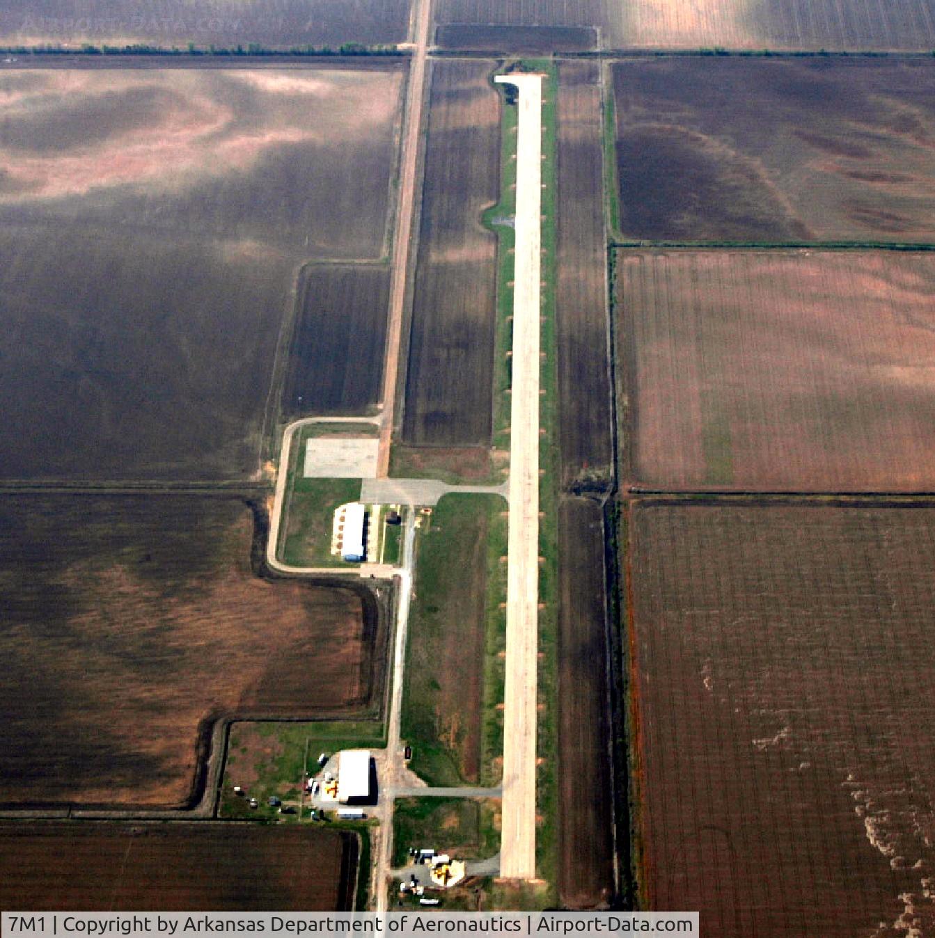 Mc Gehee Municipal Airport (7M1) - Aerial Photo