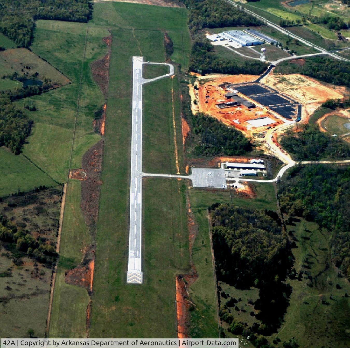 Melbourne Municipal - John E Miller Field Airport (42A) - Aerial Photo