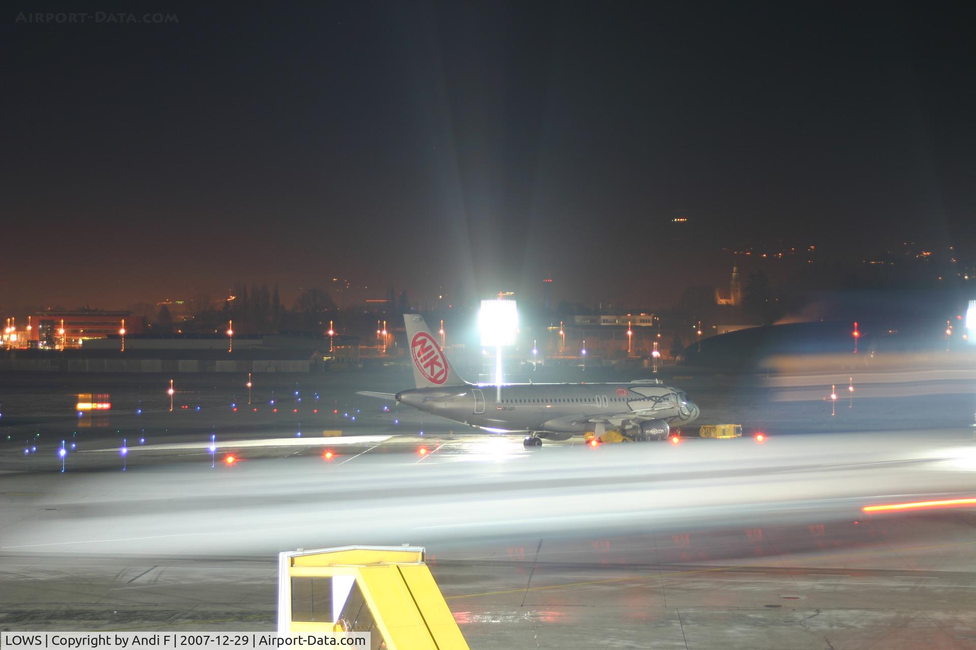 Salzburg Airport, Salzburg Austria (LOWS) - Night Shot