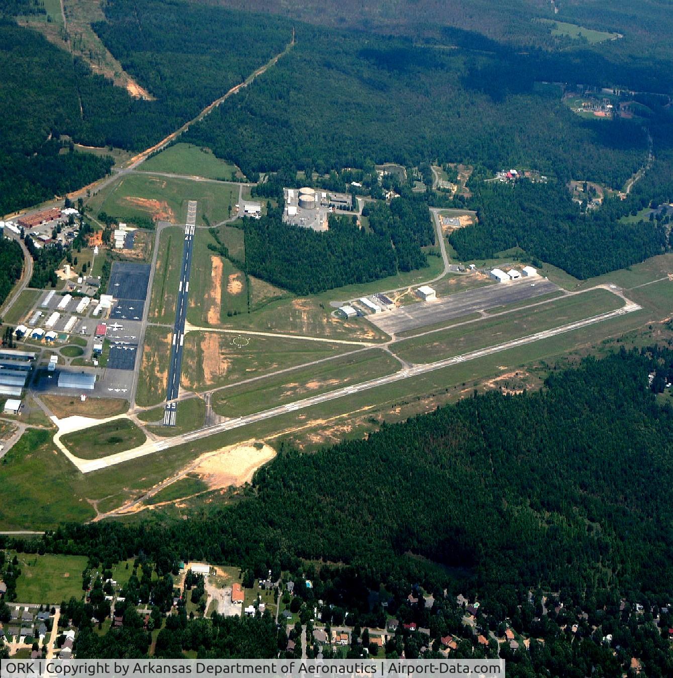North Little Rock Municipal Airport (ORK) - Aerial Photo