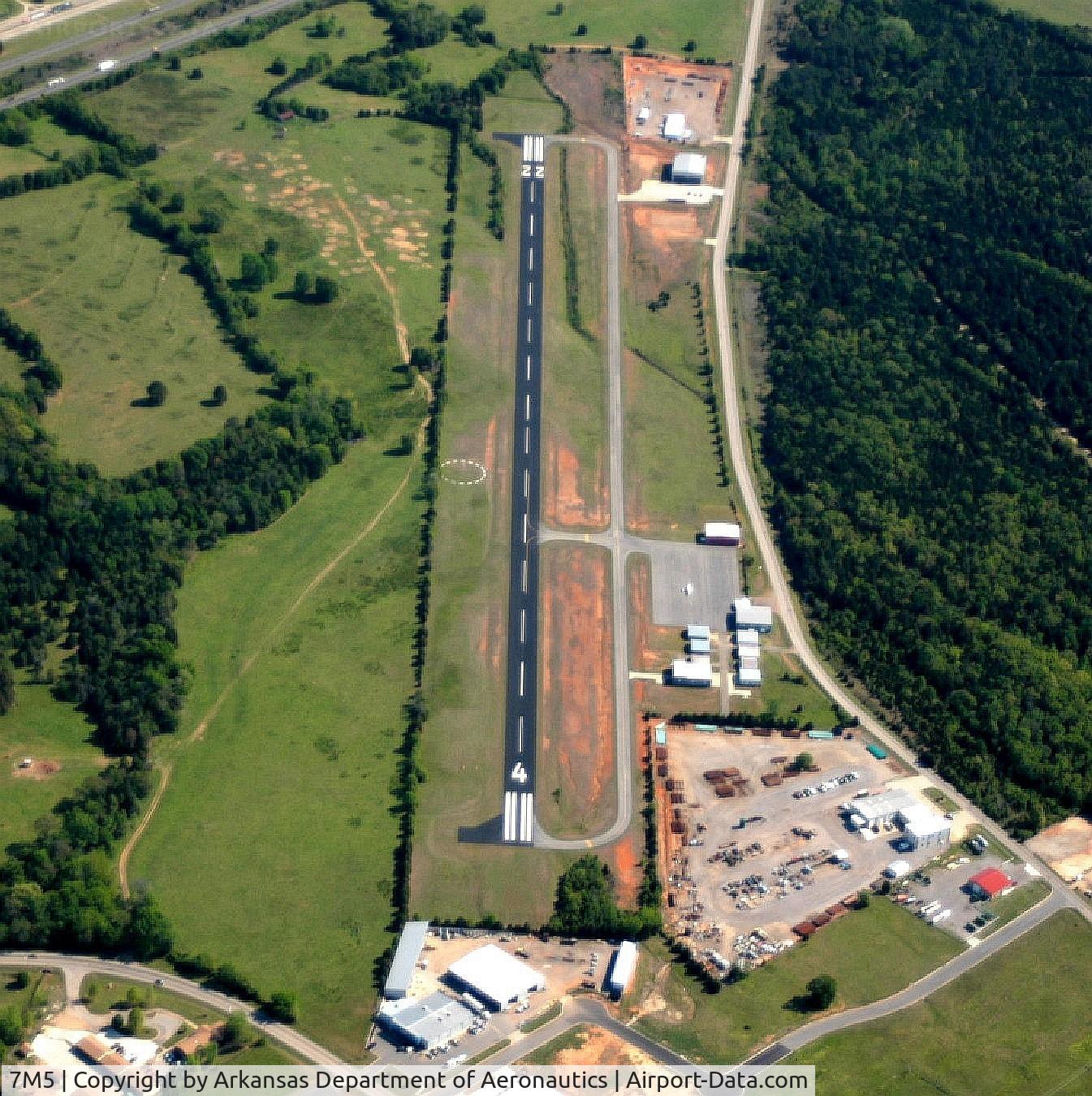 Ozark-franklin County Airport (7M5) - Aerial Photo