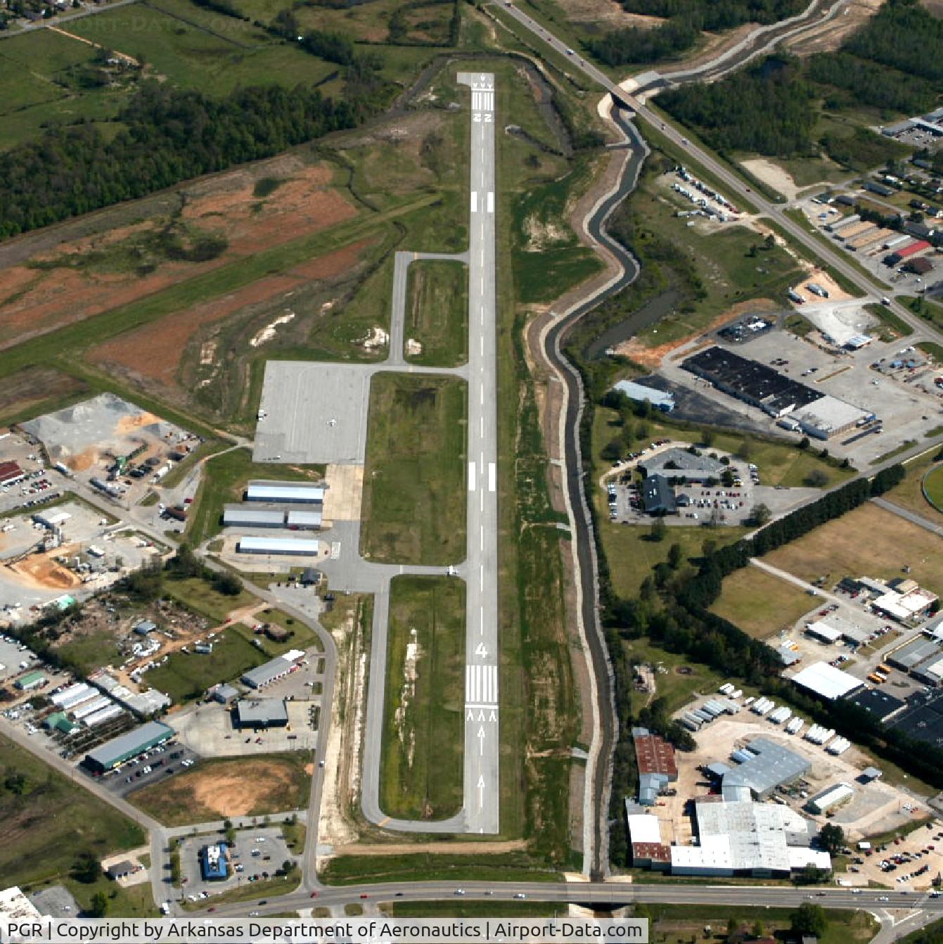 Kirk Field Airport (PGR) - Aerial Photo