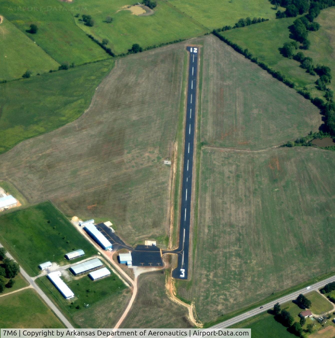 Paris Municipal Airport (7M6) - Aerial Photo