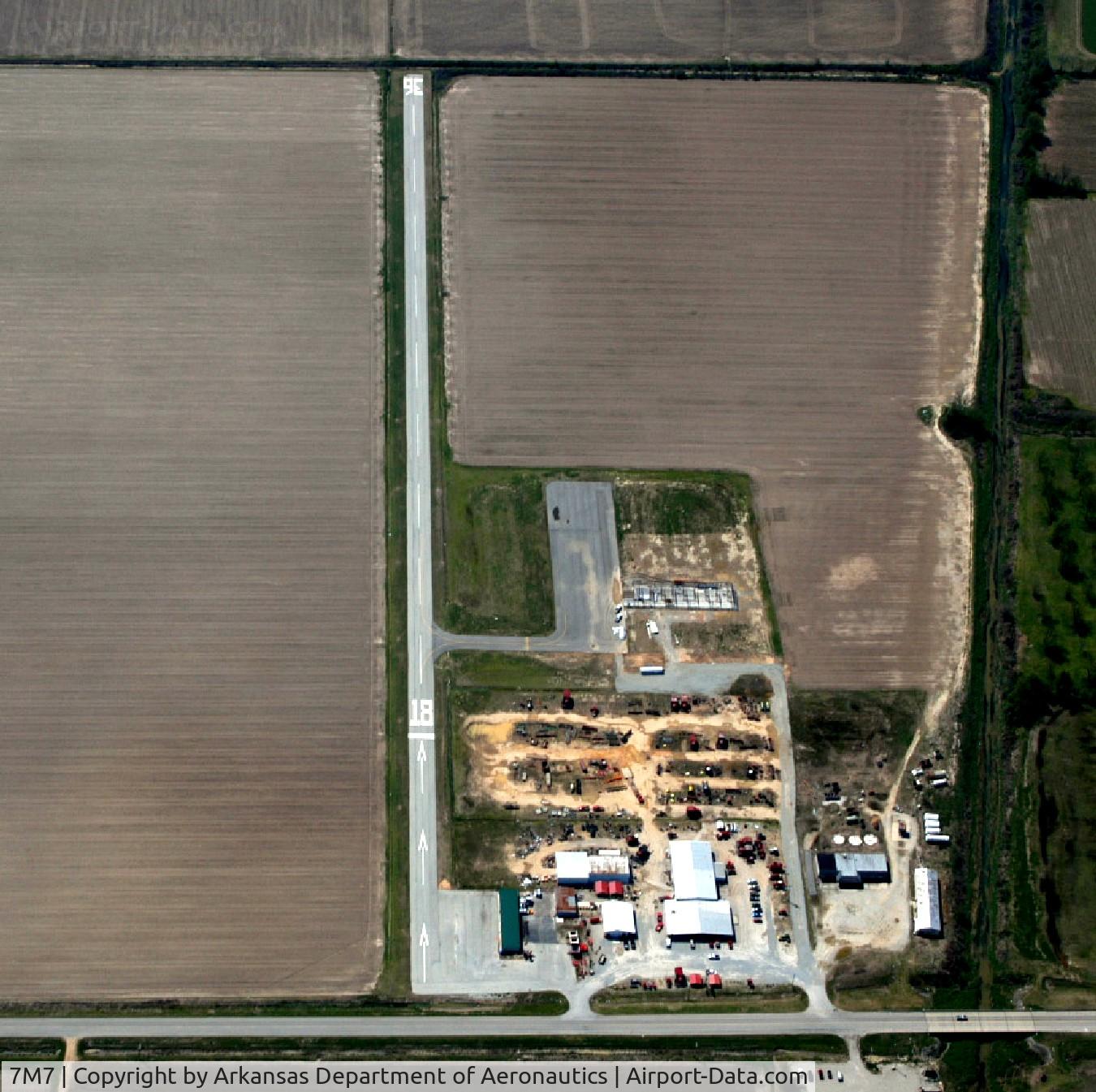 Piggott Municipal Airport (7M7) - Aerial Photo