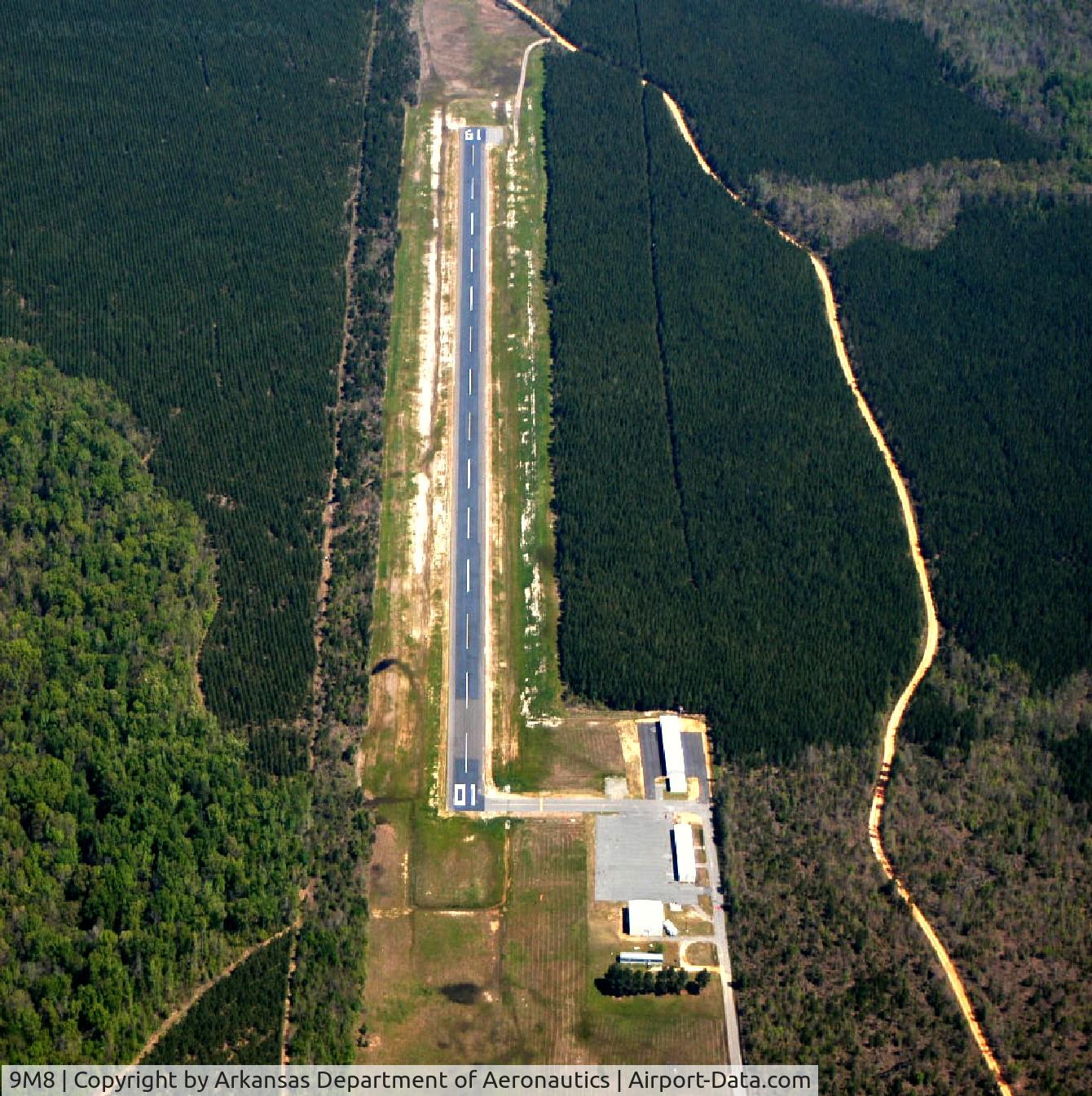 Sheridan Municipal Airport (9M8) - Aerial Photo