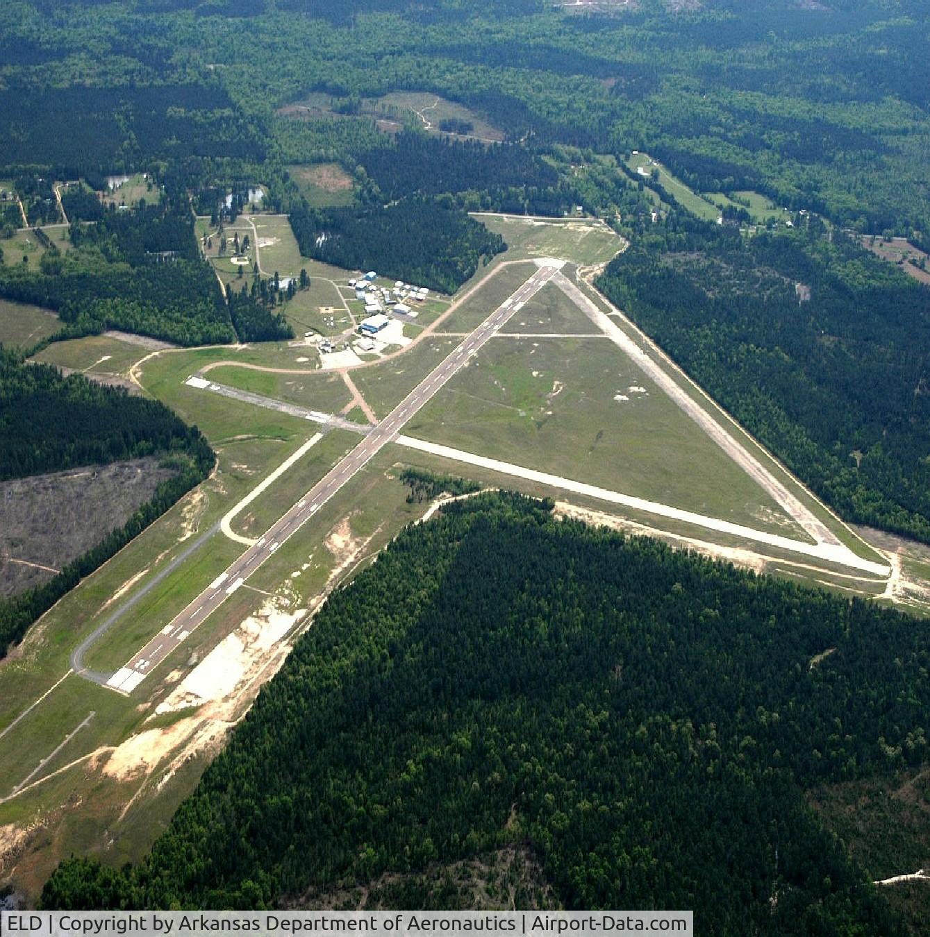 South Arkansas Regional At Goodwin Field Airport (ELD) - Aerial Photo