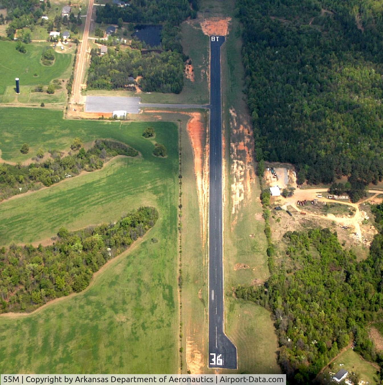 Star City Municipal Airport (55M) - Aerial Photo