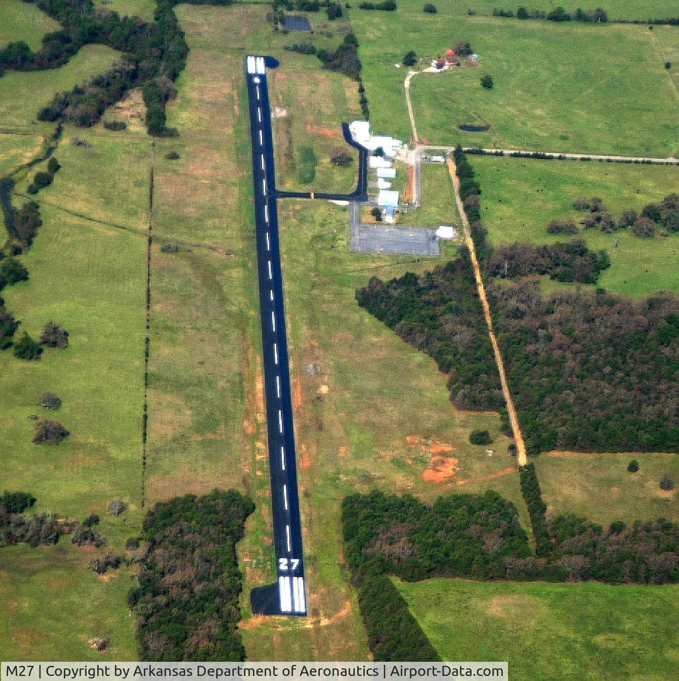 Waldron Municipal Airport (M27) - Aerial Photo