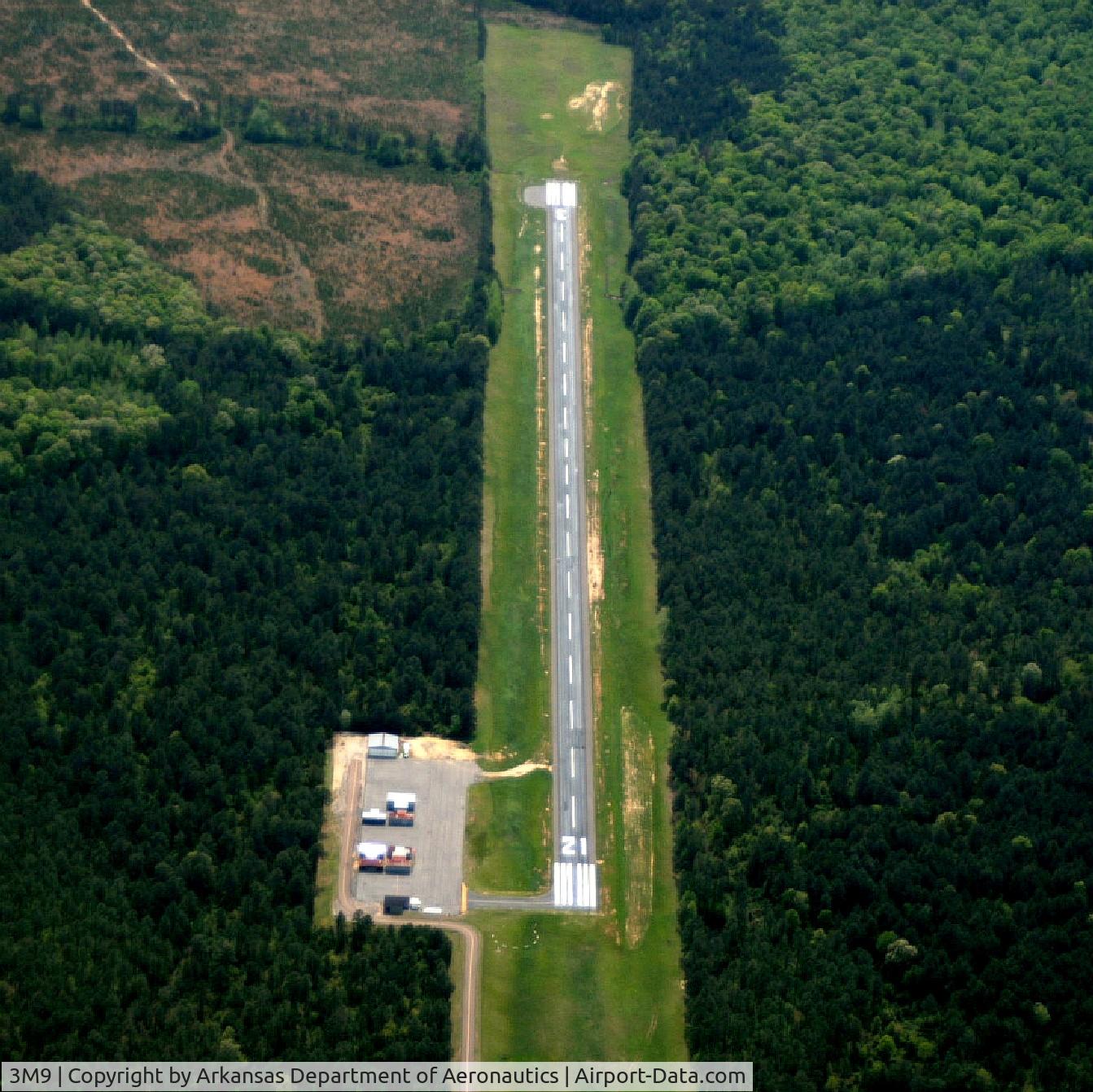 Warren Municipal Airport (3M9) - Aerial Photo